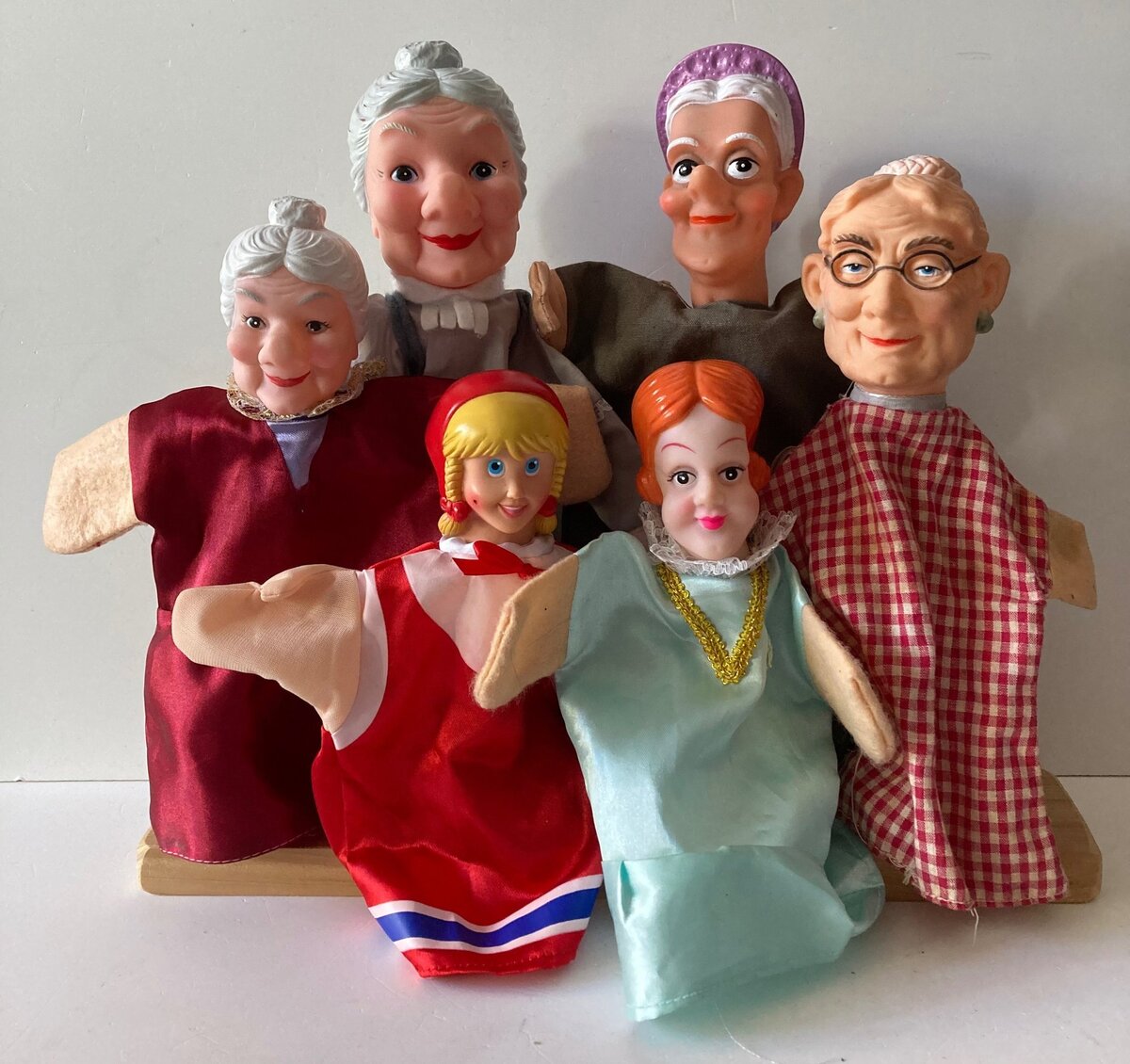 Lot De 6 Marionnettes à Fils Anciennes - Années 30 à 50 - Vintage